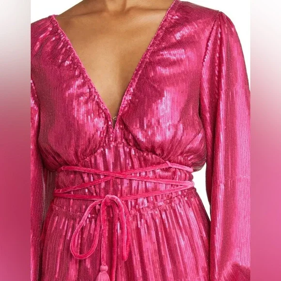 BTFL- LIFE Liza sequin long sleeve Jumpsuit - Picture 4 of 8